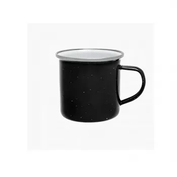 Caneca de esmalte Origin Outdoors 360 ml preta