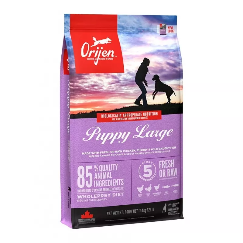 ORIJEN Puppy Large alimento seco para cães - 11,4 kg