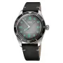 ORIS Aquis Date relógio automático de homem de 40mm com mostrador azul e bracelete de aço inoxidável 40530752089