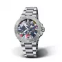 ORIS Aquis Date Calibre 400 automático mostrador azul bracelete de aço inoxidável 41,50 mm 7766-4150-Set
