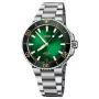 ORIS Aquis Date Calibre 400 relógio automático de homem 41,50 mm mostrador verde bracelete de aço inoxidável 41270782209PE
