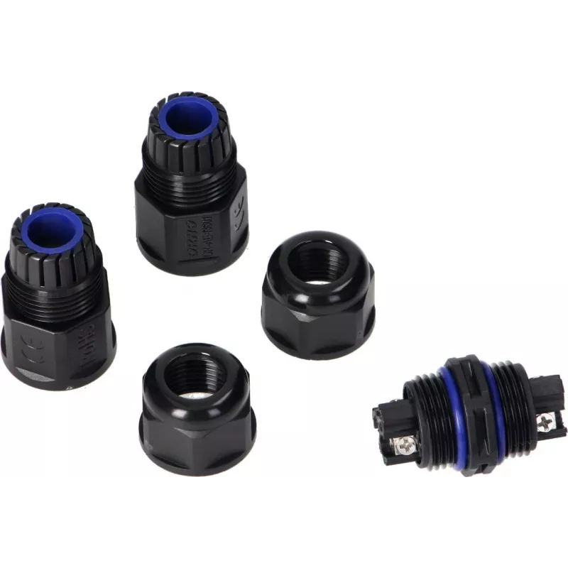 ORNO OR-AE-13601 Conector de cabo reto IP68 3 polos 4mm² 450V/25A