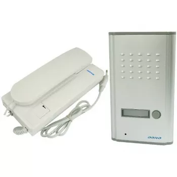 Intercomunicador áudio Orno OR-DOM-RL-901/RL-3208A, 1 família, 2 fios, montagem à superfície, branco, 9094