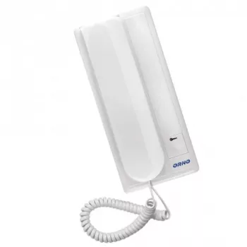 ORNO OR-DOM-RL-901UD (RL-3208U) telefone de intercomunicador áudio, branco, montagem à superfície, 2 fios analógico