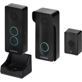 Intercomunicador sem fios ORNO OR-DOM-YR-934/B com tecnologia DECT, 1 telefone, 1 unidade exterior, IP44, Branco