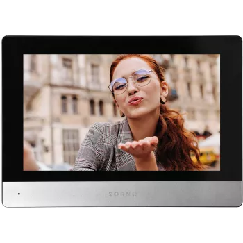 ORNO OR-VID-ME-1056FHD/B Videoporteiro Wi-Fi 7 polegadas com posto externo Full HD 1080p, preto