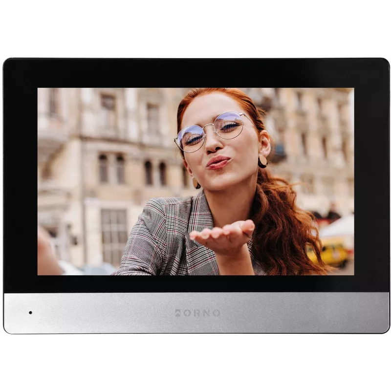 ORNO OR-VID-ME-1056FHD/B Videoporteiro Wi-Fi 7 polegadas com posto externo Full HD 1080p, preto