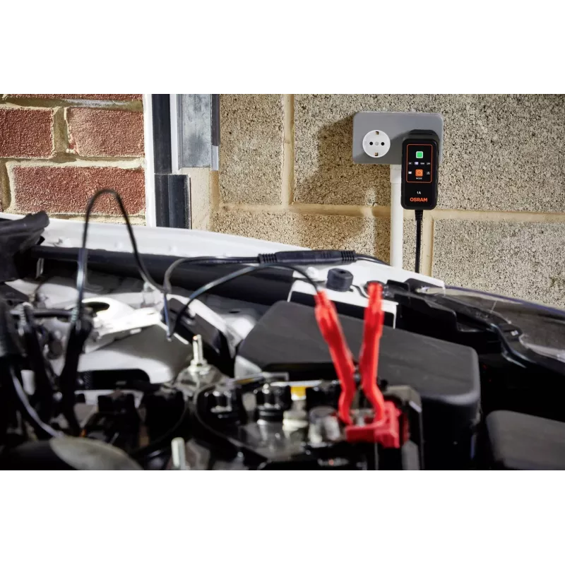 Carregador de bateria automático OSRAM BATTERYcharge 901 6V/12V 1A para baterias de chumbo-ácido