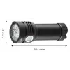 OSRAM P9 Lanterna LED USB recarregável 3300 lm preto