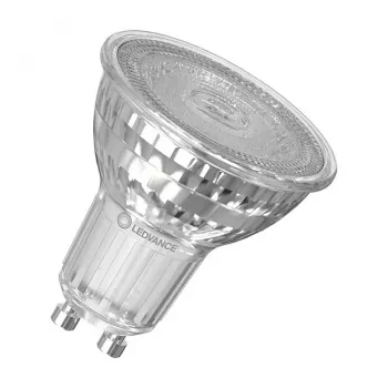 OSRAM PAR16 50 4,5W 827 GU10 lâmpada refletora LED, 350 lm, 1800-2700 K, Dim-to-Warm, regulável