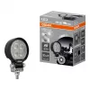 Lâmpada de trabalho LED Osram ROUND WL VX80-WD, 10W, 12/24V, 800lm, 6000K, feixe largo, IP67, ECE R10, ficha DT, 80mm