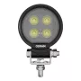 Lâmpada de trabalho LED Osram ROUND WL VX80-WD, 10W, 12/24V, 800lm, 6000K, feixe largo, IP67, ECE R10, ficha DT, 80mm