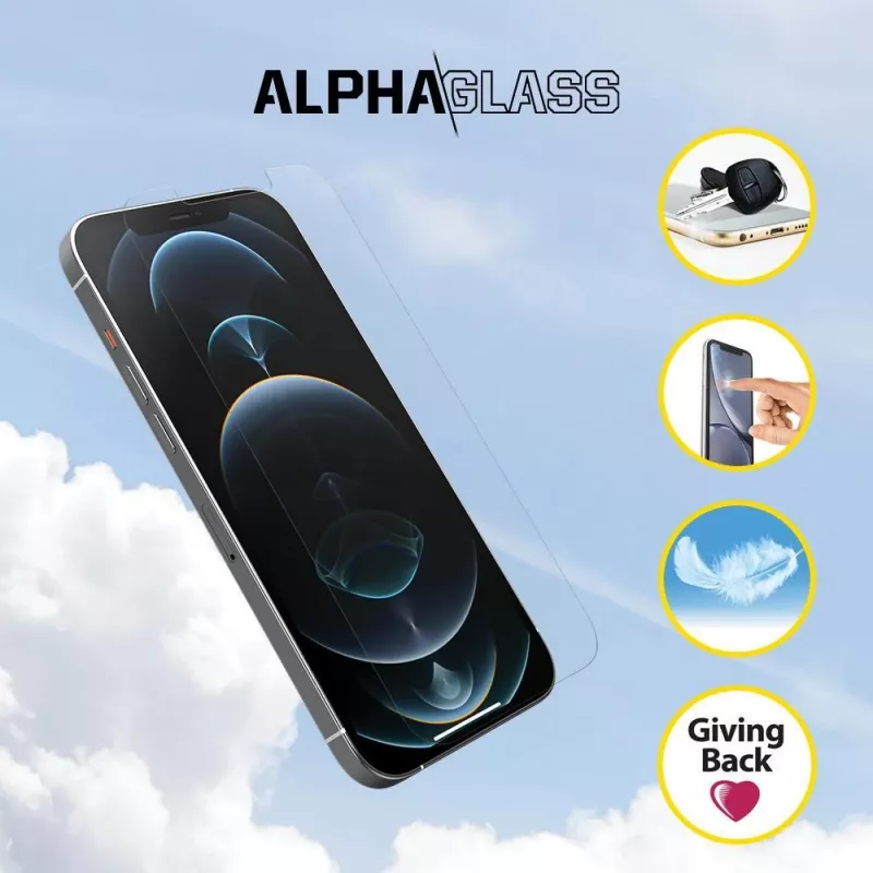 Protetor de ecrã OtterBox Alpha Glass para iPhone 12 e iPhone 12 Pro (77-65419)