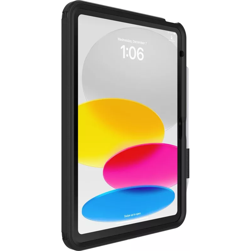 OtterBox Defender Series capa com suporte para iPad 10.ª geração - capa de proteção extremamente robusta com proteção de ecrã integrada - testada segundo padrão militar - preto (77-93756)