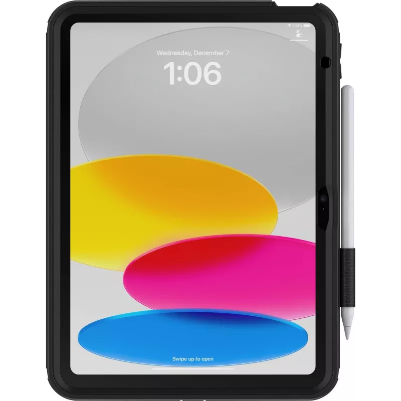 OtterBox Defender Series capa com suporte para iPad 10.ª geração - capa de proteção extremamente robusta com proteção de ecrã integrada - testada segundo padrão militar - preto (77-93756)
