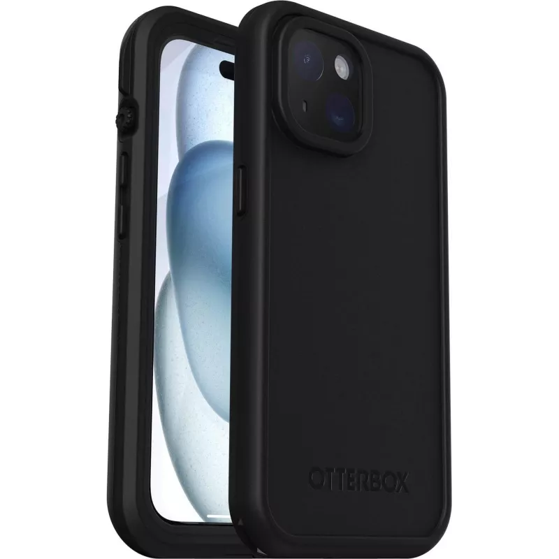 OtterBox FRE Capa protetora MagSafe para Apple iPhone 15 - Preto