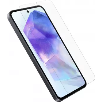 OtterBox Película de proteção de ecrã Glass Series para Samsung Galaxy A55 5G - Transparente - Resistente a choques - Resistente a riscos - À prova de quebra - 1 pack (77-95481)