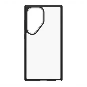Capa OtterBox React para Samsung Galaxy S24 Ultra - Black Crystal Clear/Black com proteção Drop+