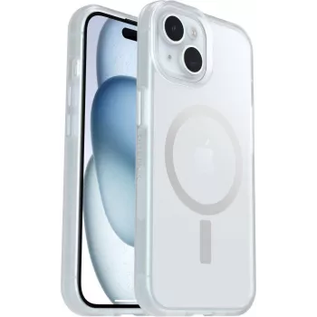 Capa OtterBox React MagSafe para Apple iPhone 16e/15/14/13 - transparente