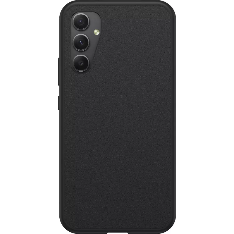 OtterBox React Series capa traseira para Samsung Galaxy A34 5G preto Pro Pack (77-91637)