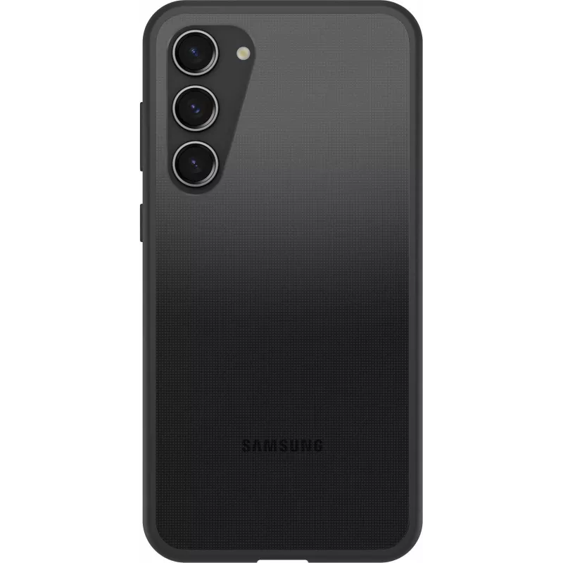 OtterBox Capa Traseira React Series para Samsung Galaxy S23+ - Antimicrobiana, Black Crystal 77-91304