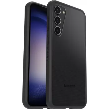 OtterBox Capa Traseira React Series para Samsung Galaxy S23+ - Antimicrobiana, Black Crystal 77-91304
