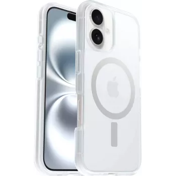 Capa OtterBox React Series MagSafe para Apple iPhone 16 - transparente