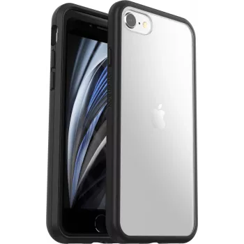 OtterBox React Series capa traseira para telemóvel - Black Crystal - para Apple iPhone 7, 8, SE (2.ª geração), SE (3.ª geração)
