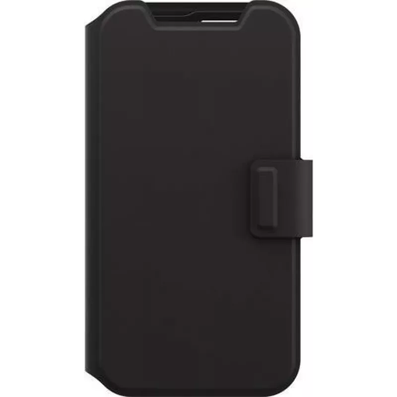 Capa tipo carteira OtterBox Strada Series Via para Samsung Galaxy S22 - Black Night 77-86603