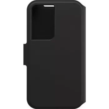 Capa tipo carteira OtterBox Strada Series Via para Samsung Galaxy S22 - Black Night 77-86603