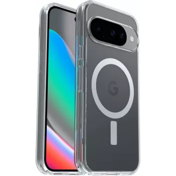OtterBox Symmetry Clear Magnets capa para Google Pixel 10 / Pixel 10 Pro (transparente) - 77-98095