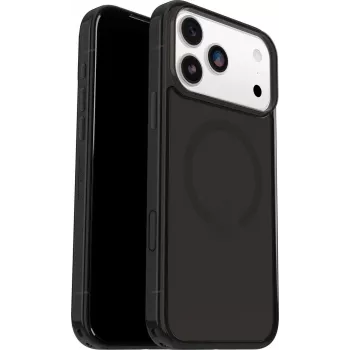 Capa OtterBox Symmetry Clear MagSafe Series com botão de controlo da câmara para Apple iPhone 17 Pro Max - Black Mist (transparente)