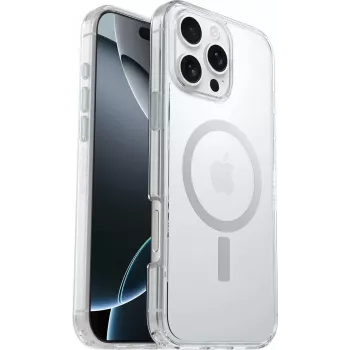 Capa OtterBox Symmetry MagSafe Clear para iPhone 16 Pro Max