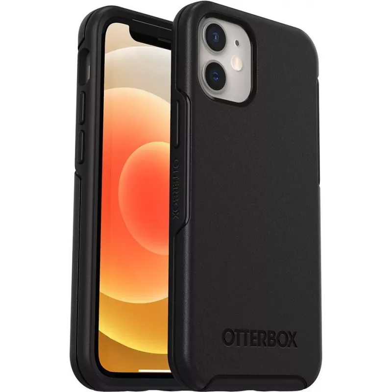 Capa traseira OtterBox Symmetry Series para Apple iPhone 12 / 12 Pro – preto 77-66197