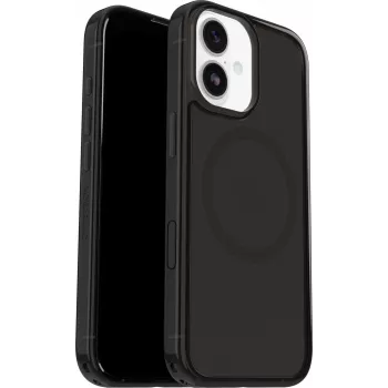 Capa OtterBox Symmetry Series Clear MagSafe para iPhone 17 - Black Mist