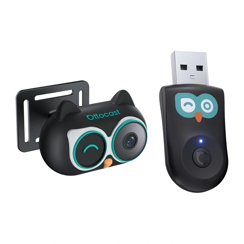 OTTOCAST CA520 Adaptador CarPlay sem fios com Car Nanny (Cabin Care)