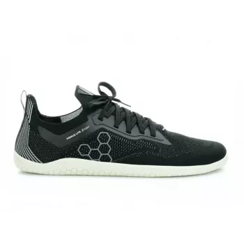 OUTDOOR EDGE Vivobarefoot Primus Lite Knit Sapatos de treino minimalistas - Obsidian (preto/cinzento escuro) tamanho 46