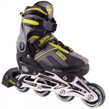 Outrace Flash Boy PW-126B-79 patins em linha ajustáveis para criança preto azul