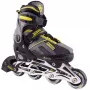 Outrace Flash Boy PW-126B-79 patins em linha ajustáveis para criança preto azul