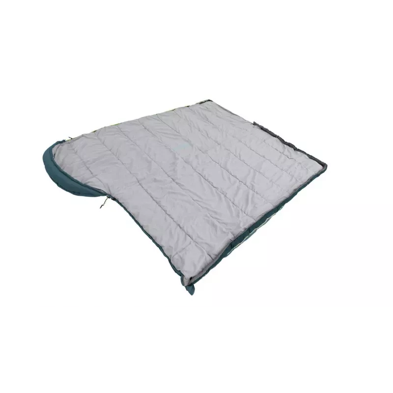 Outwell Campion Lux Teal saco-cama -16/5 °C abertura de 2 vias Auto Lock em forma de L