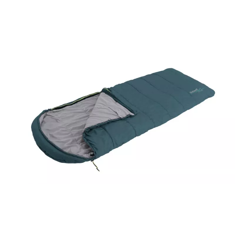 Outwell Campion Lux Teal saco-cama -16/5 °C abertura de 2 vias Auto Lock em forma de L