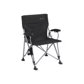 Outwell Campo cadeira de campismo 125 kg preta/cinzenta
