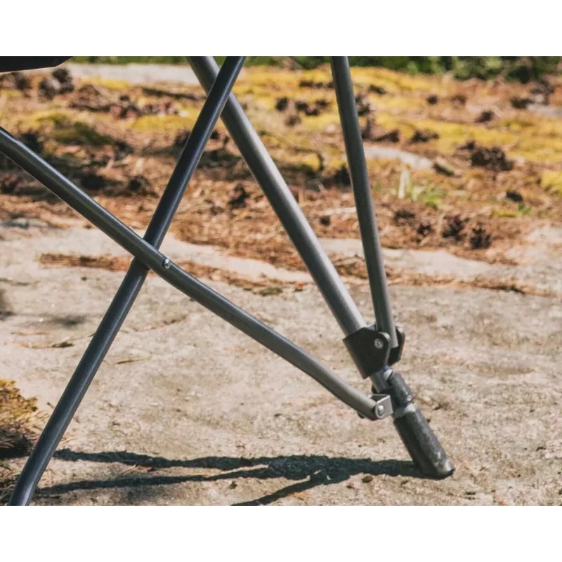 Outwell Campo cadeira de campismo 125 kg preta/cinzenta