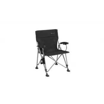 Outwell Campo cadeira de campismo 125 kg preta/cinzenta