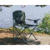 Outwell Catamarca XL cadeira de campismo dobrável 150 kg preta/cinzenta