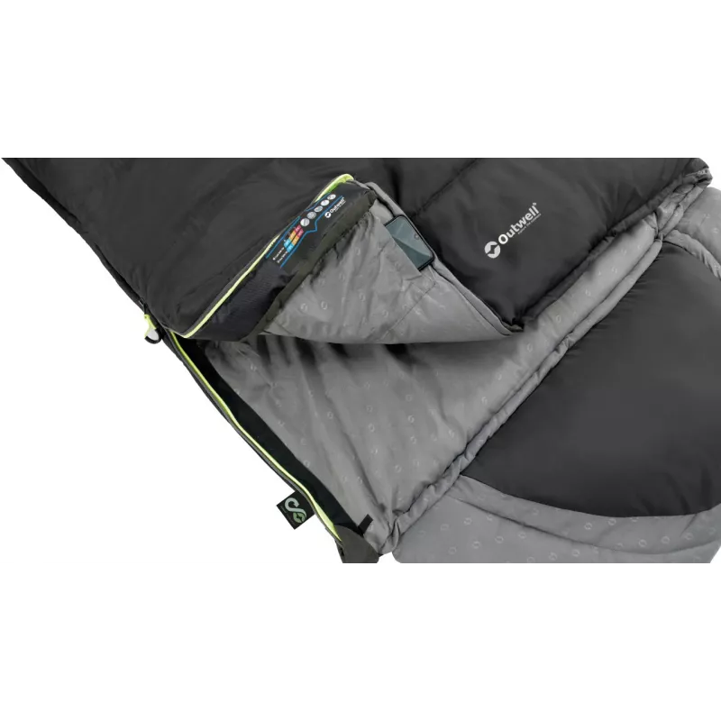 Saco-cama Outwell Contour 220 x 85 cm -13/+16 °C fecho à esquerda