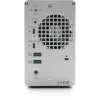 OWC Mercury Elite Pro Dual caixa RAID de 2 baias com hub USB de 3 portas, USB 3.2 Gen 2 Type-C (prateado)