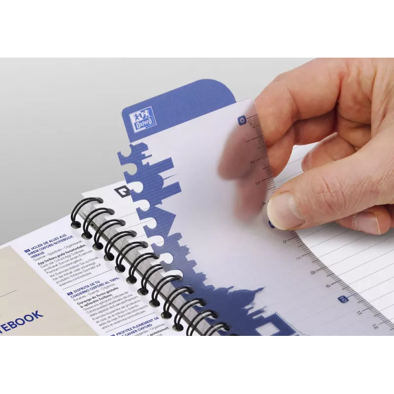 Oxford Essentials caderno - quadriculado - preto - A4+ - 70 folhas - 90 g/m²