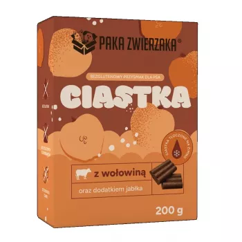 Paka Zwierzaka Carne de vaca com maçã 200g