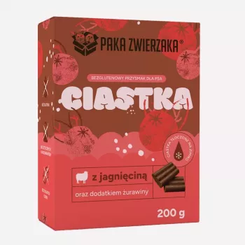 Paka Zwierzaka borrego com arando biscoitos 200g